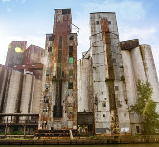 Two Silos in Buffalo, NY