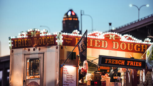 Fried Dough and French Fries Food Truck