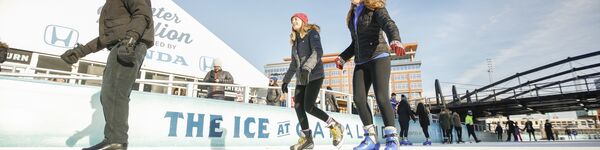 People Skating at Canalside