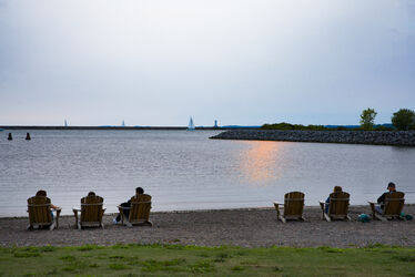 Enlarge image: Outer Harbor at Sunset