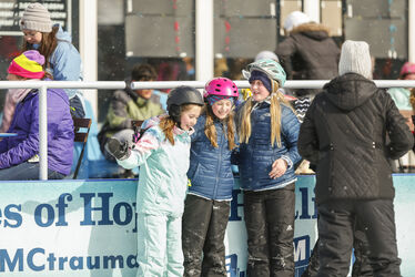 Enlarge image: Three Girls Skating